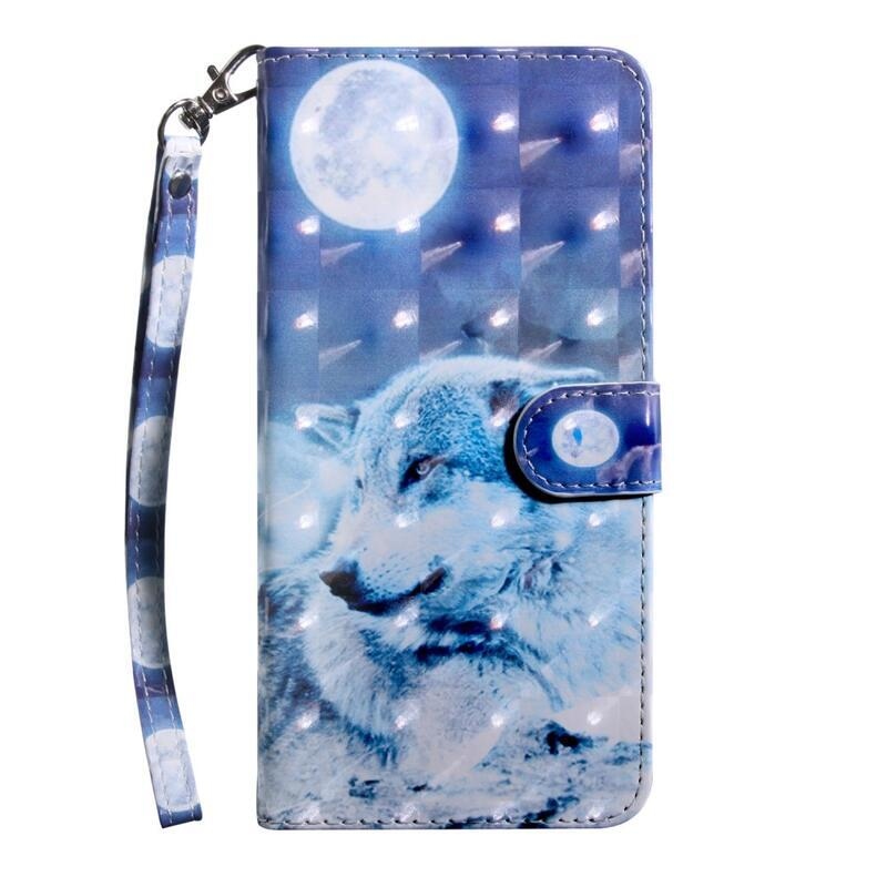 Printy pénztárca tok iPhone 13 Pro Max készülékhez - sarki farkas