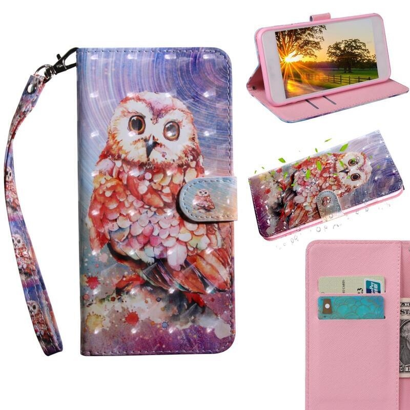 Printy pénztárca tok iPhone 13 Pro Max készülékhez - bagoly