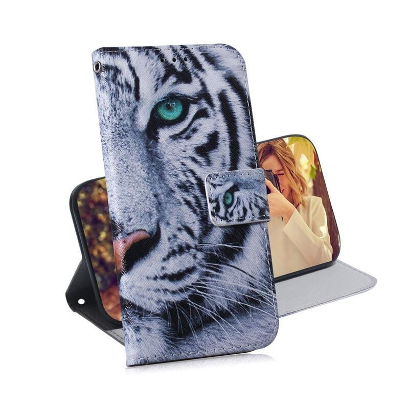 Printy pénztárca tok mobiltelefonhoz Nokia XR20 - fehér tigris