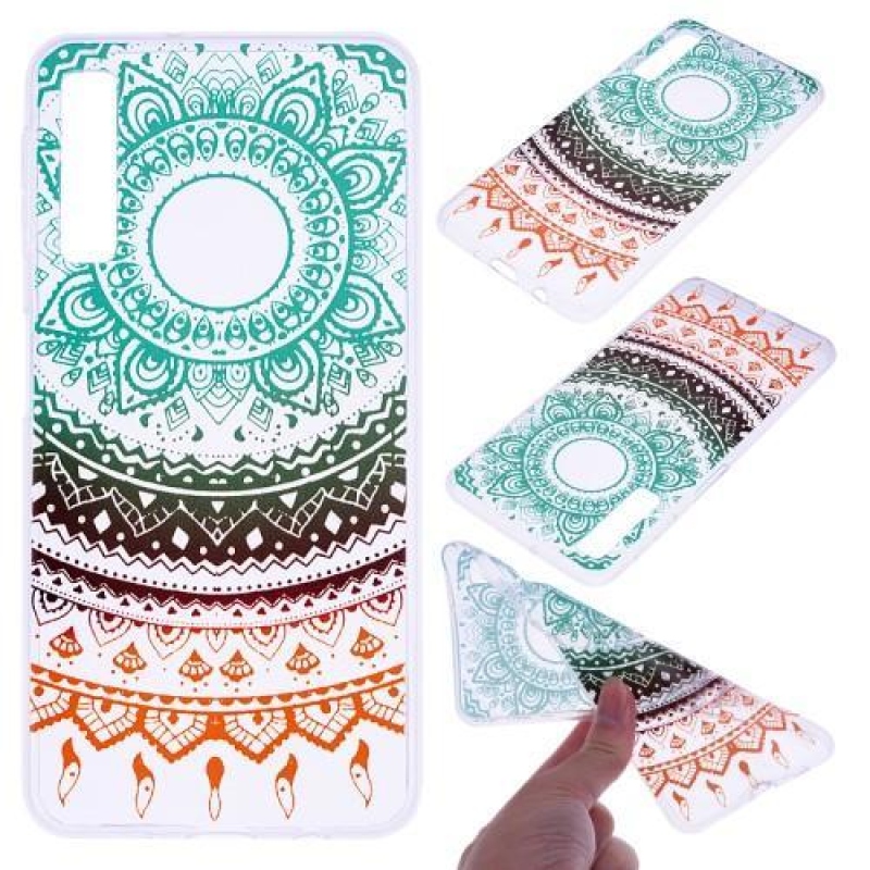 Printy szilikon tok mobiltelefonra Samsung Galaxy A7 (2018) - mandala