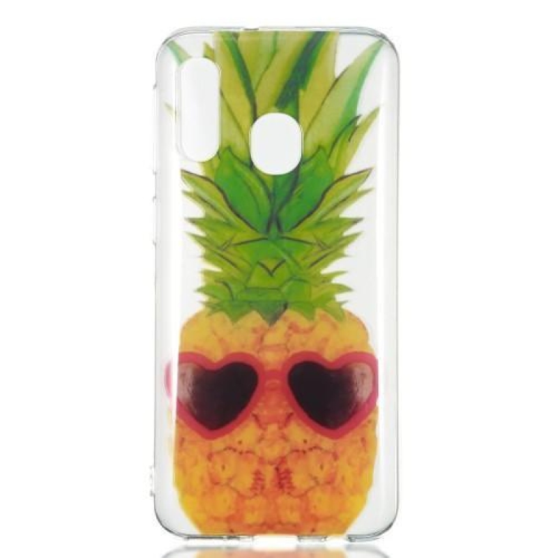 Printy szilikon tok Samsung Galaxy A40 készülékhez - ananász