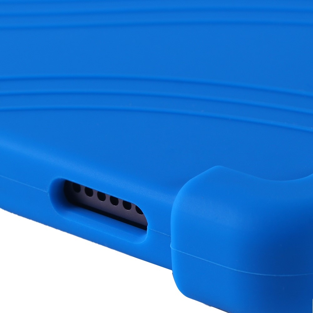 Védő szilikon tok megerősített sarkokkal Samsung Galaxy Tab A11+ készülékhez - sötétkék