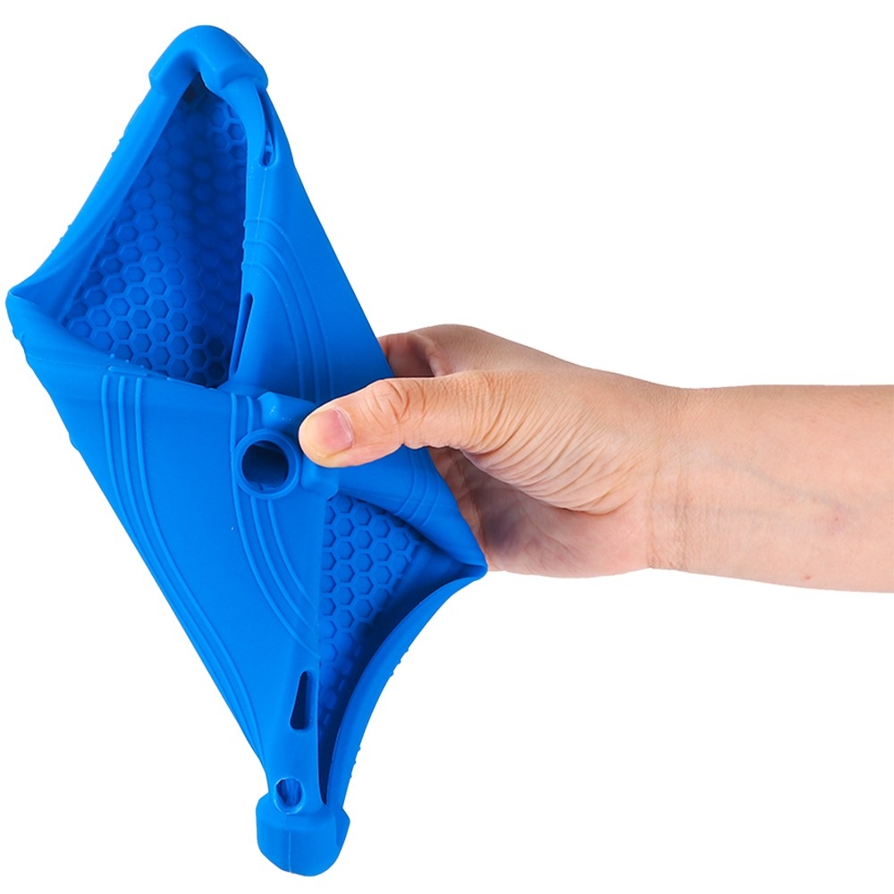 Védő szilikon tok megerősített sarkokkal Samsung Galaxy Tab A11 készülékhez - sötétkék