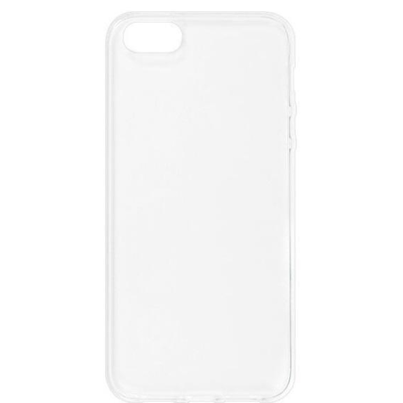 Átlátszó zselés tok iPhone 5/5s/SE készülékhez - átlátszó