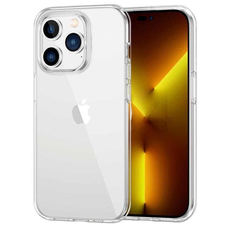 Átlátszó zselés tok iPhone 14 Pro 6.1 készülékhez - átlátszó