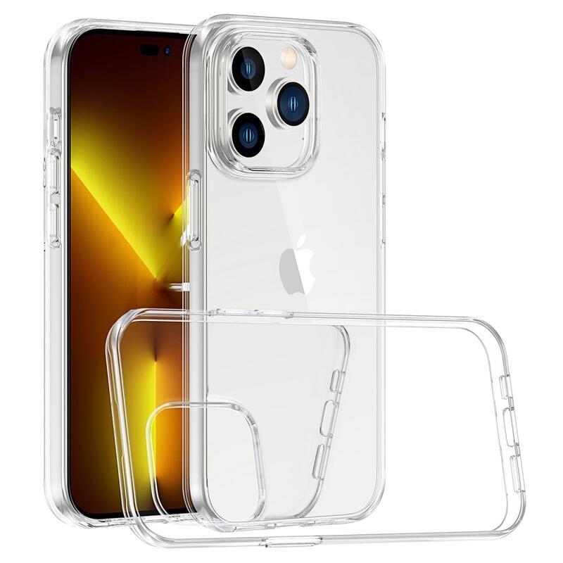 Átlátszó zselés tok iPhone 14 Pro 6.1 készülékhez - átlátszó