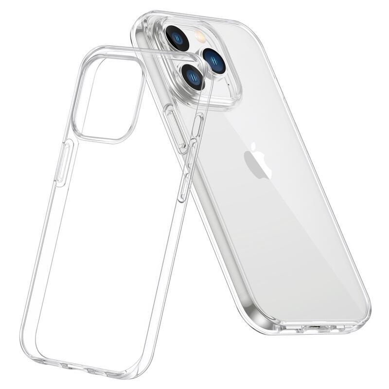 Átlátszó zselés tok iPhone 14 Pro 6.1 készülékhez - átlátszó