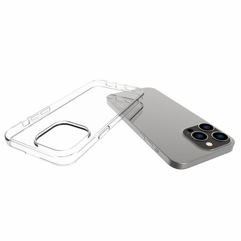 Átlátszó zselés tok iPhone 14 Pro Max 6.7 készülékhez - átlátszó