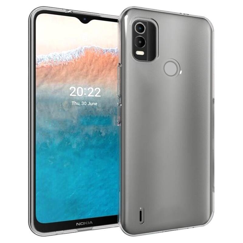 Átlátszó zselés tok Nokia C21 Plus készülékhez - átlátszó
