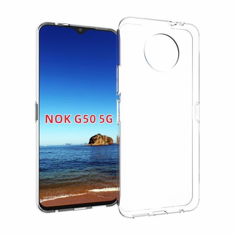 Átlátszó zselés tok Nokia G50 készülékhez - átlátszó