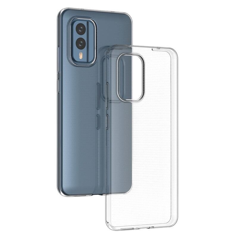 Átlátszó zselés tok a Nokia X30 5G készülékhez - átlátszó