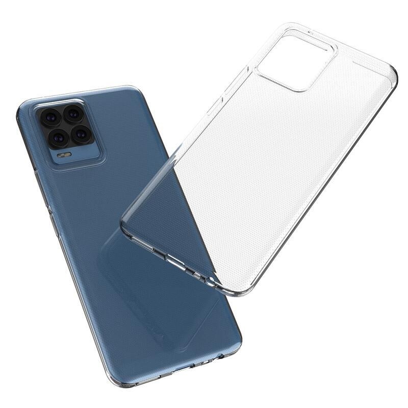 Átlátszó zselés tok a Realme 8 4G/8 Pro készülékhez - átlátszó
