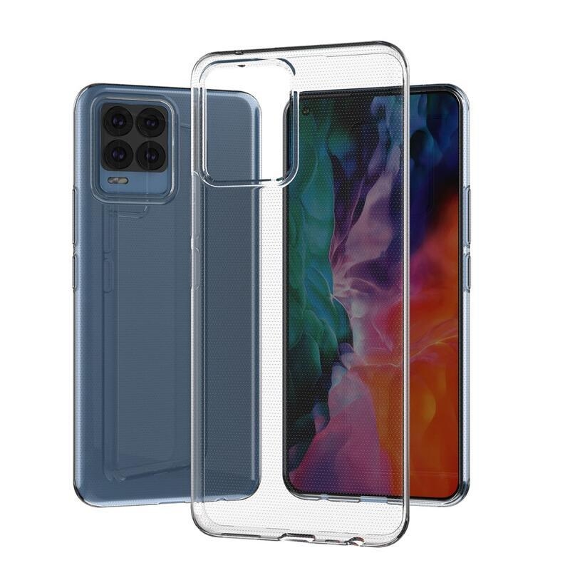 Átlátszó zselés tok a Realme 8 4G/8 Pro készülékhez - átlátszó