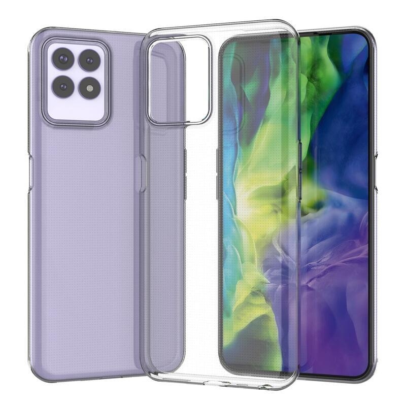Átlátszó gél mobil tok Realme 8i - átlátszó