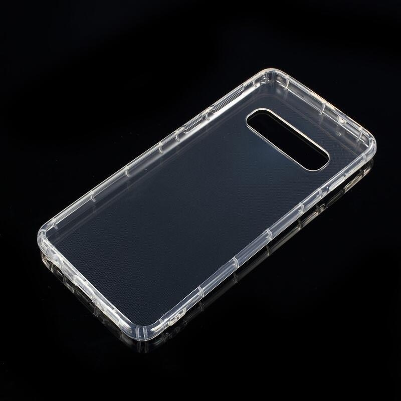 Átlátszó zselés tok Samsung Galaxy S10 készülékhez - átlátszó