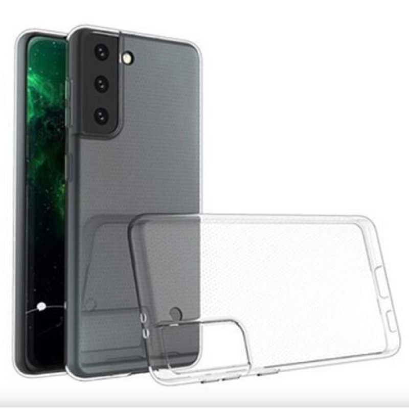 Átlátszó zselés tok Samsung Galaxy S21 5G - átlátszó