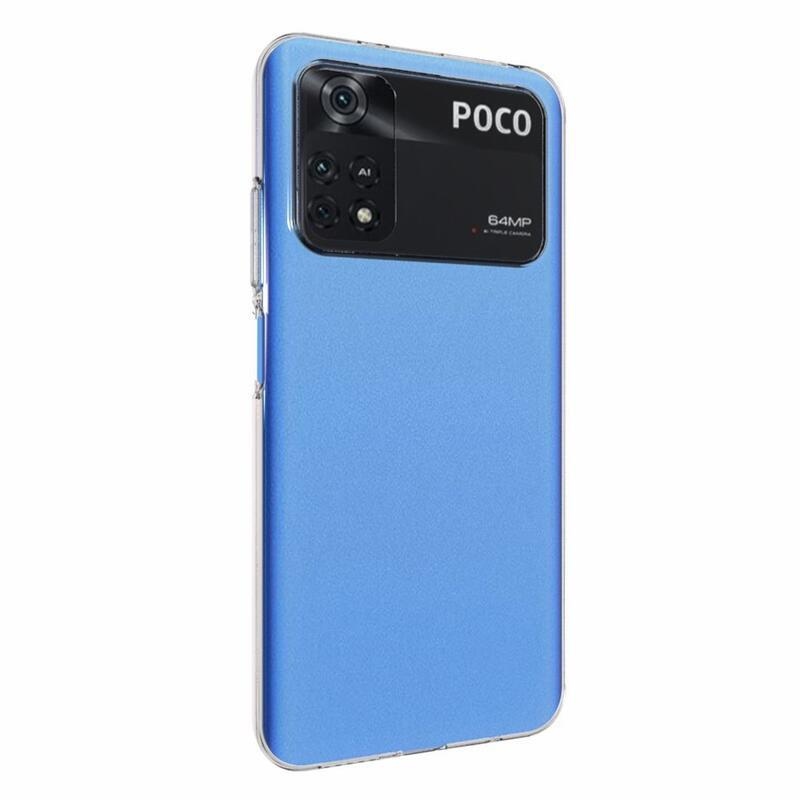 Átlátszó zselés tok a Xiaomi Poco M4 Pro 4G készülékhez - átlátszó