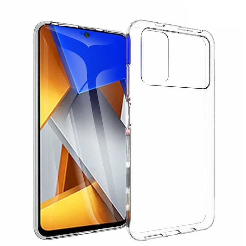 Átlátszó zselés tok a Xiaomi Poco M4 Pro 4G készülékhez - átlátszó