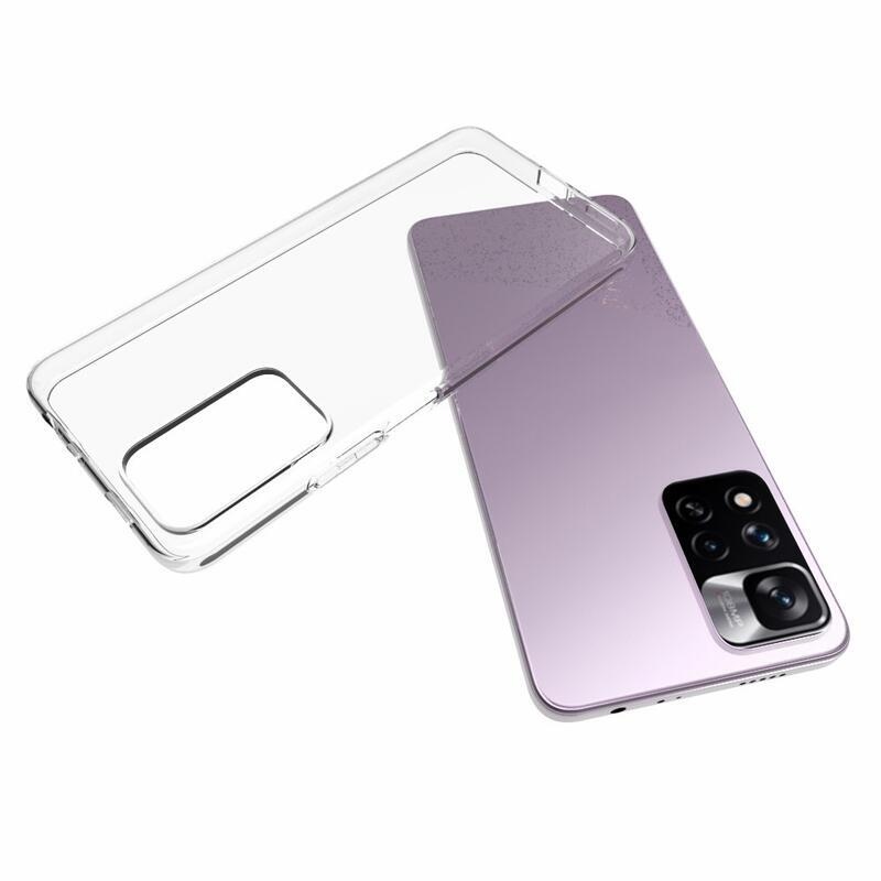 Átlátszó zselés tok Xiaomi Redmi Note 11 Pro+ 5G - átlátszó