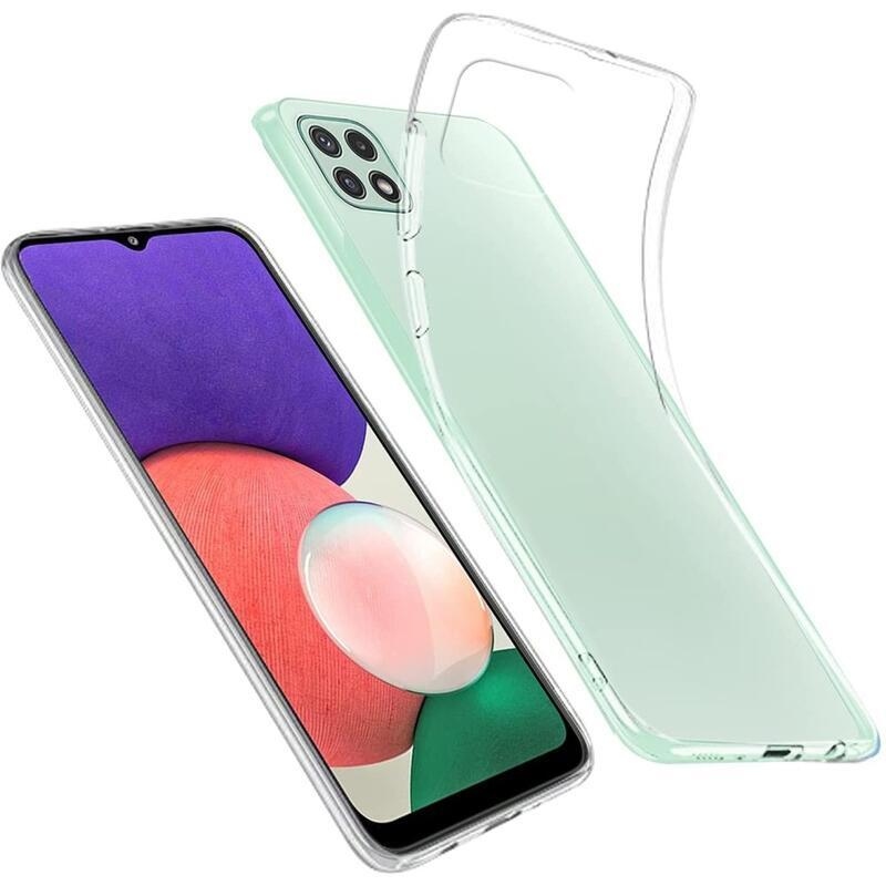 Átlátszó zselés tok mobiltelefonhoz Samsung Galaxy A22 5G - átlátszó