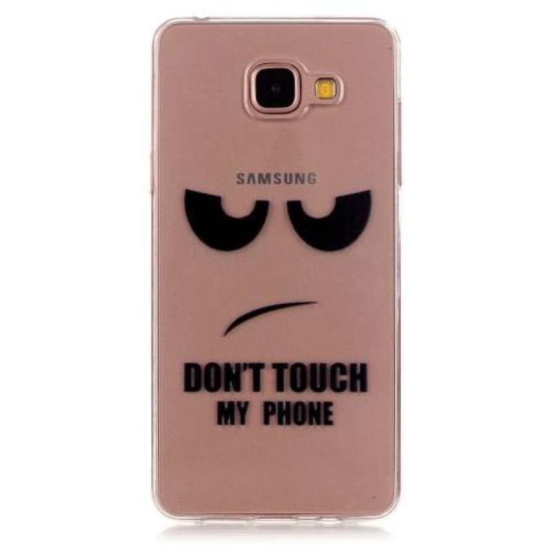 Átlátszó zselés tok Samsung Galaxy A3 (2016) - ne érintse meg - átlátszó