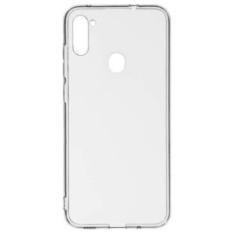 Átlátszó zselés tok Samsung Galaxy M11 készülékhez - átlátszó