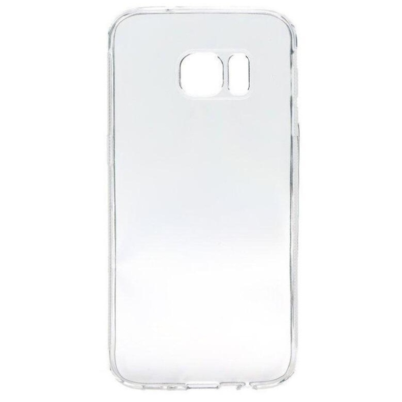 Átlátszó zselés tok Samsung Galaxy S6 Edge készülékhez - átlátszó