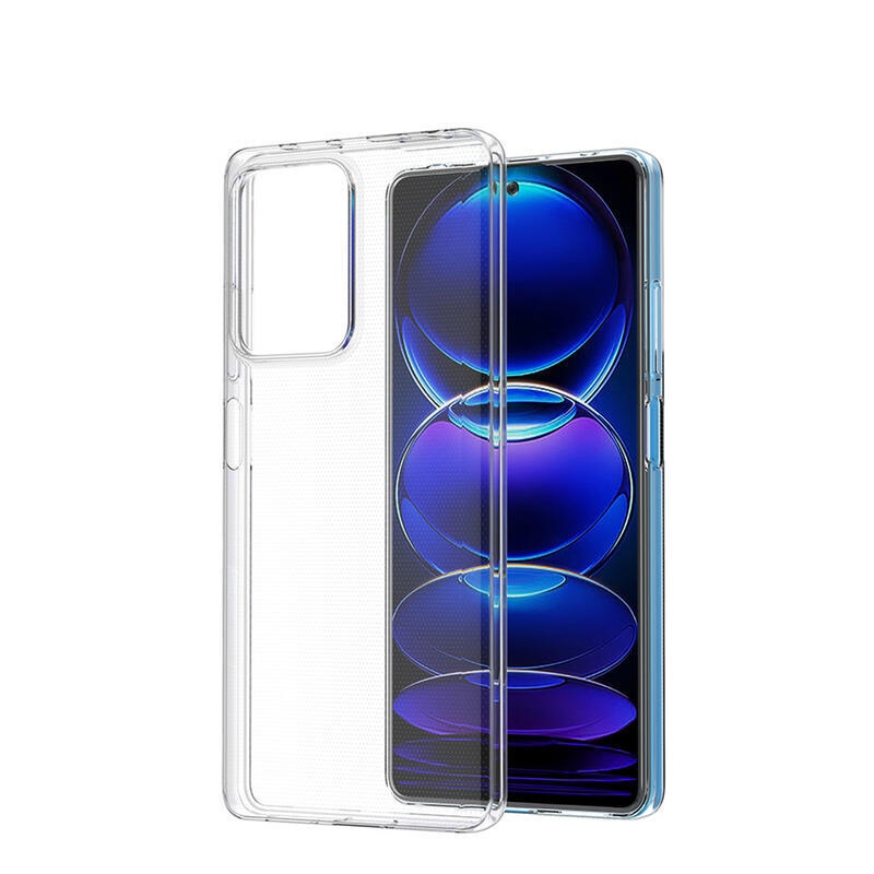 Átlátszó zselés tok Xiaomi Redmi Note 12 Pro+ 5G - átlátszó
