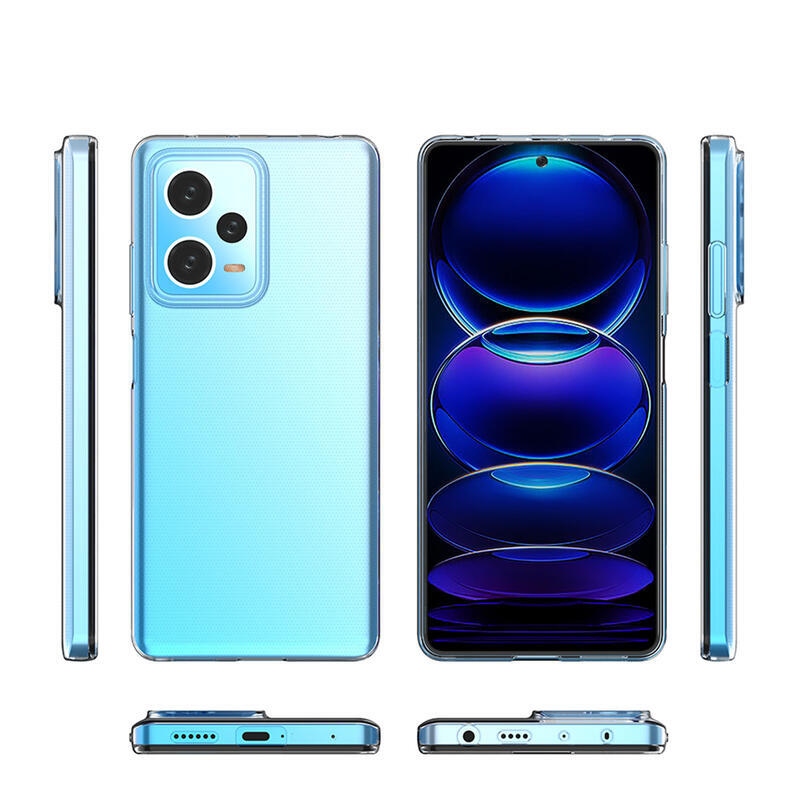 Átlátszó zselés tok Xiaomi Redmi Note 12 Pro+ 5G - átlátszó