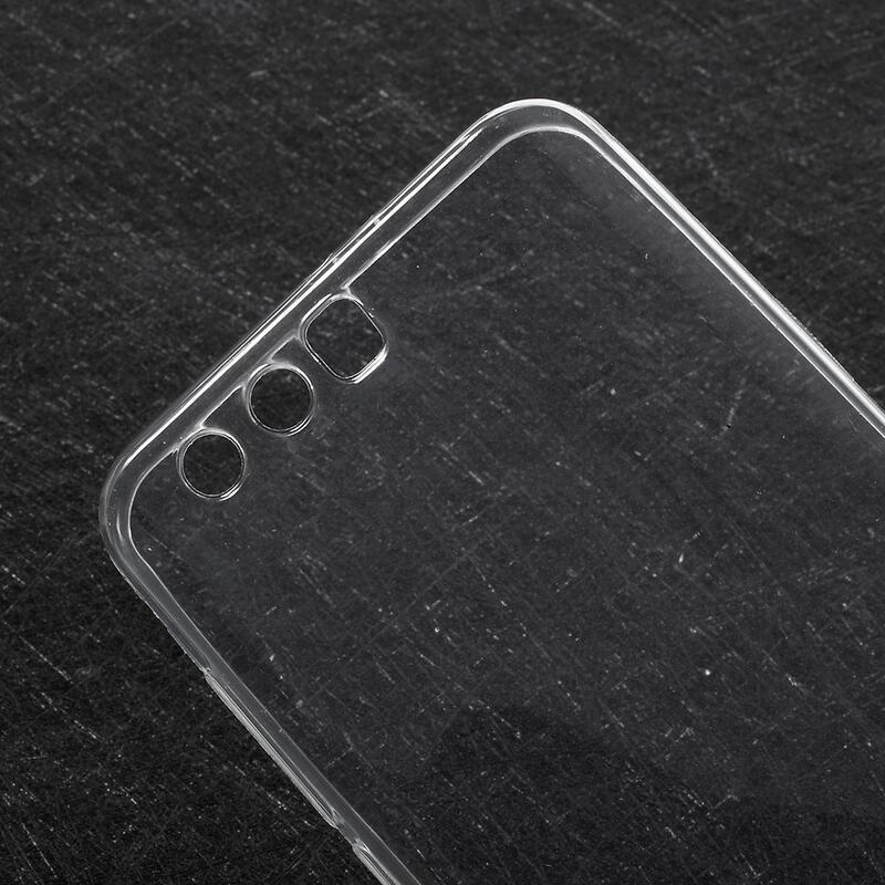 Átlátszó zselés tok Honor 9 mobiltelefonhoz - átlátszó