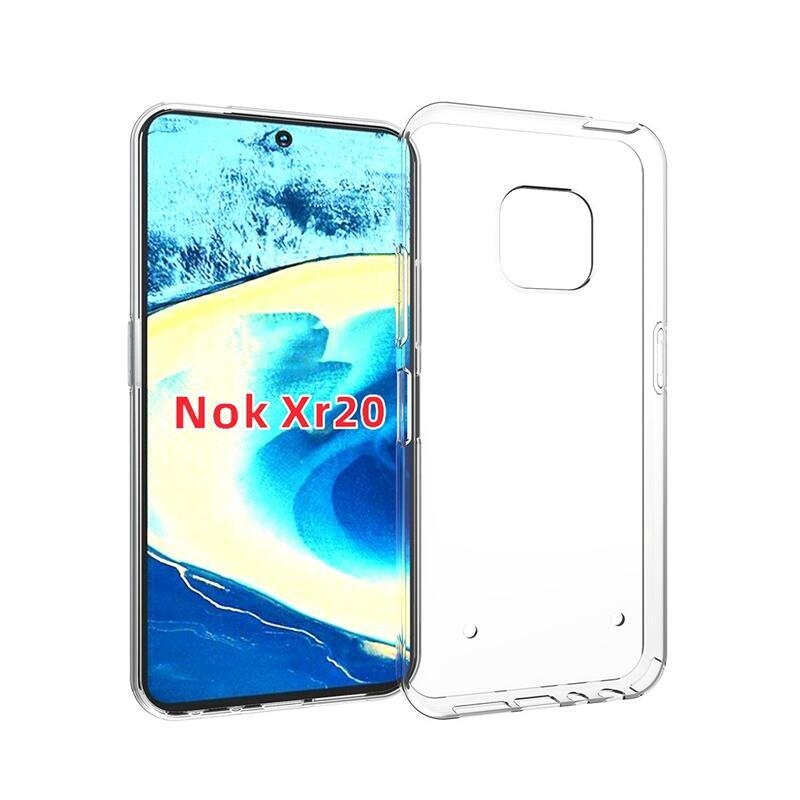 Átlátszó zselés tok Nokia XR20 mobiltelefonhoz - átlátszó