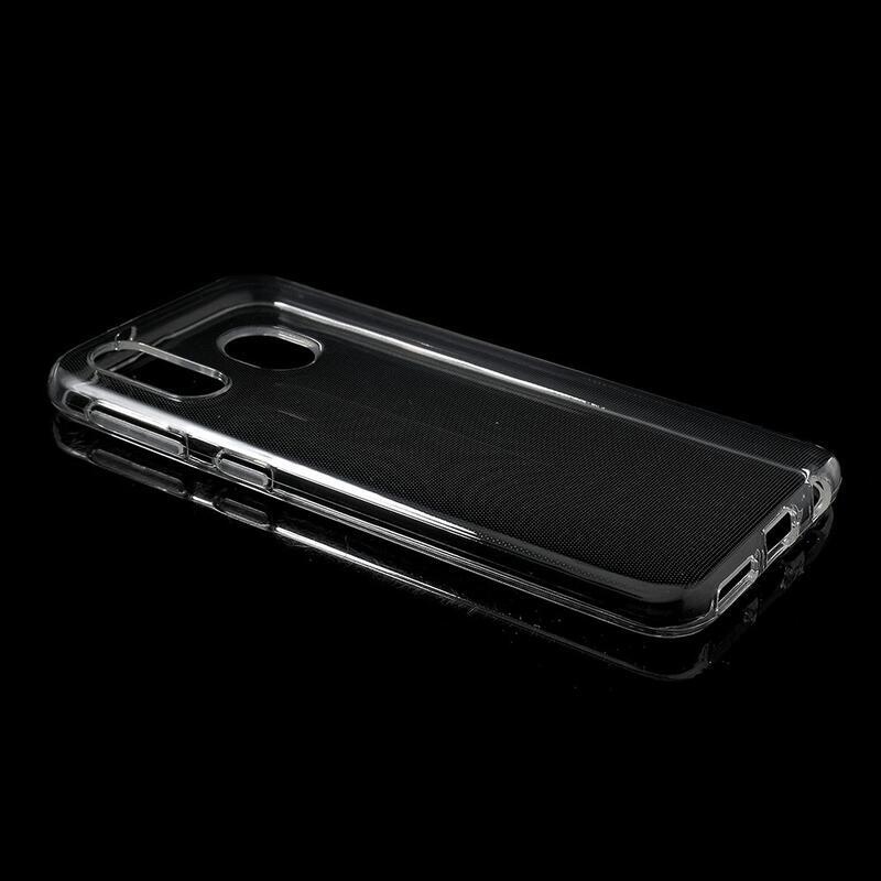Átlátszó zselés tok Samsung Galaxy A40 mobiltelefonhoz - átlátszó