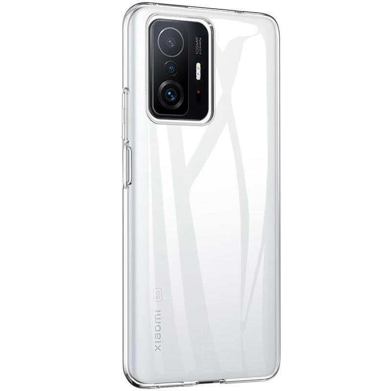 Átlátszó zselés tok Xiaomi 11T/11T Pro mobiltelefonhoz - átlátszó
