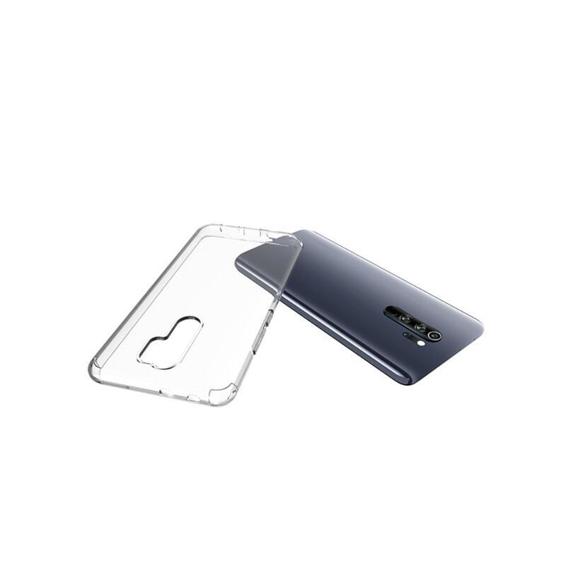 Átlátszó zselés tok Xiaomi Redmi 9 mobiltelefonhoz - átlátszó