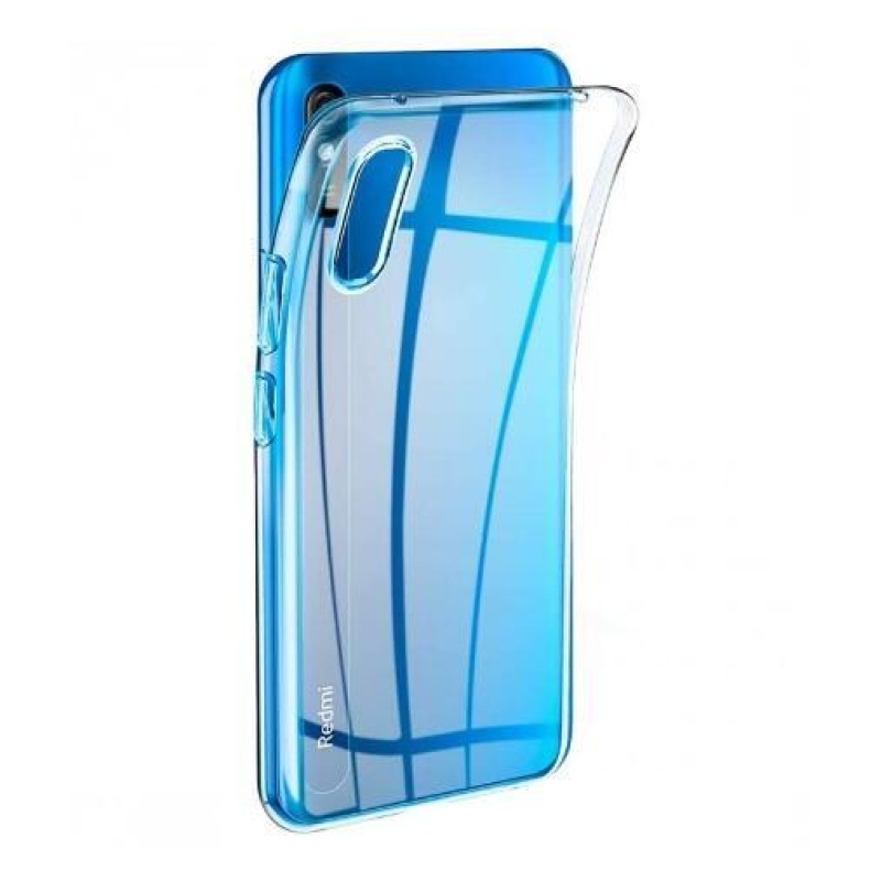 Átlátszó zselés tok Xiaomi Redmi 9A/9AT mobiltelefonhoz - átlátszó