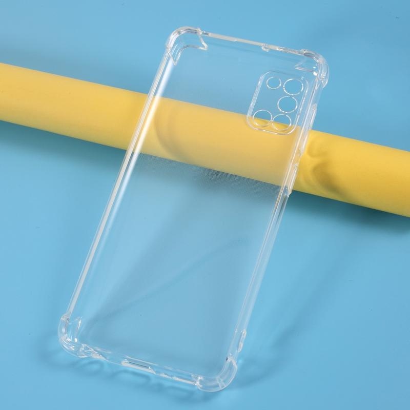 Átlátszó zselés tok megerősített sarkokkal Samsung Galaxy A31 készülékhez - átlátszó