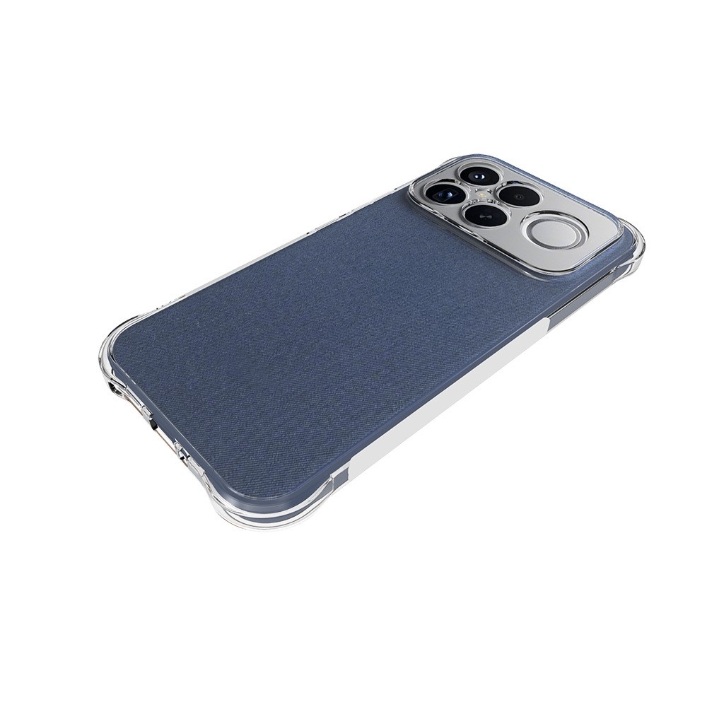 Átlátszó zselés tok megerősített sarkokkal a Xiaomi Poco F8 Ultra 5G számára - átlátszó