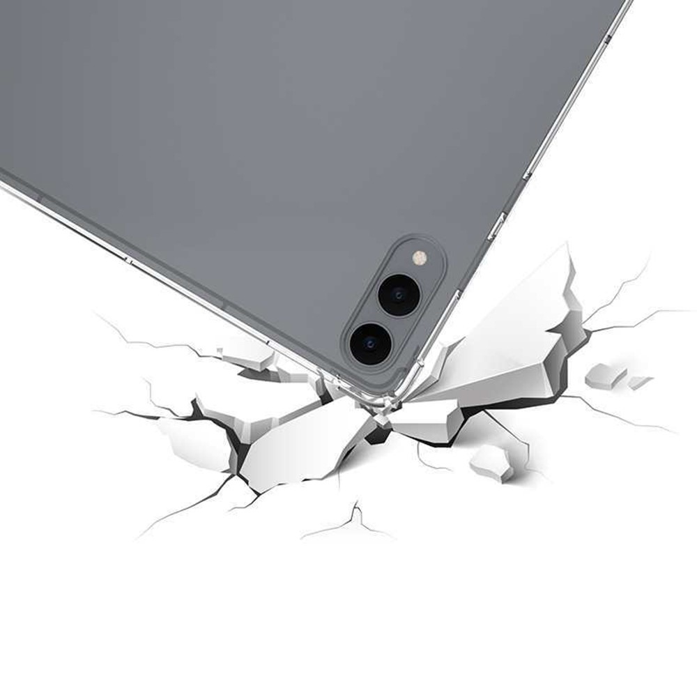 Átlátszó zselés tok megerősített sarkokkal Samsung Galaxy Tab S11 Ultra készülékhez - átlátszó