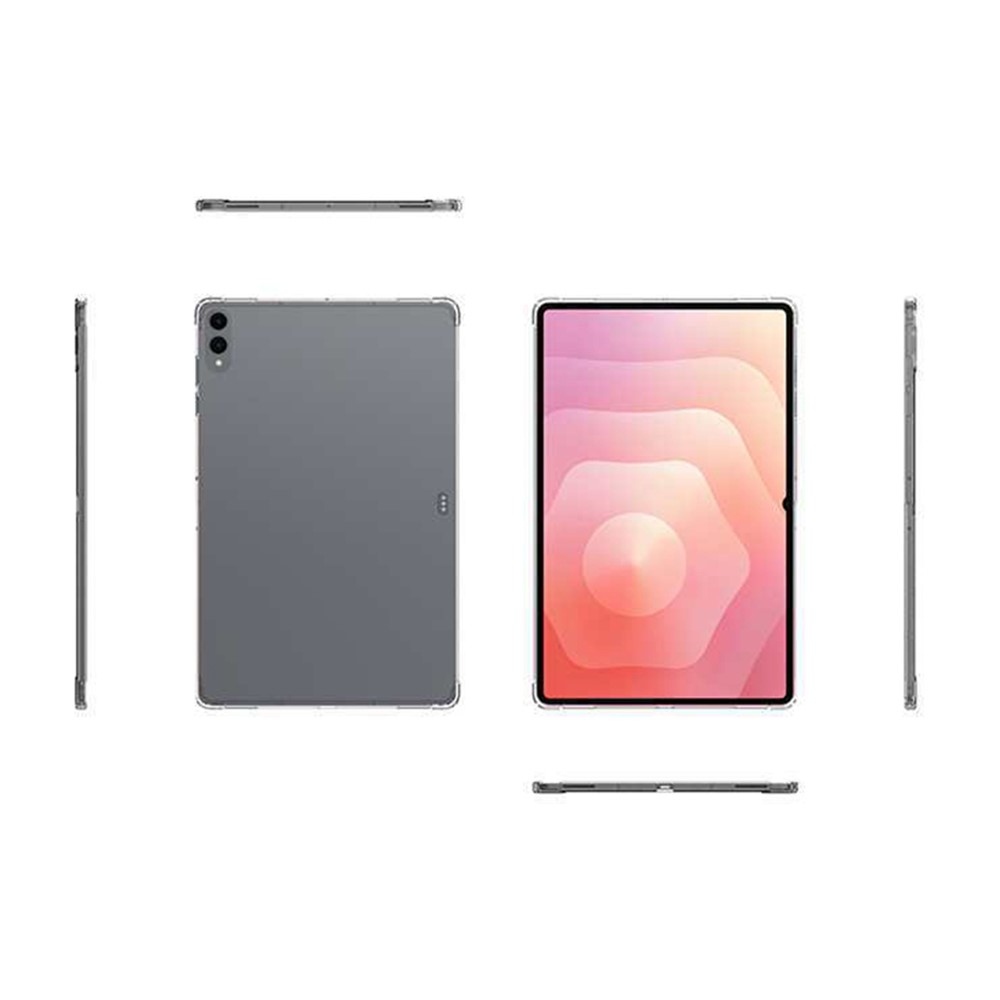 Átlátszó zselés tok megerősített sarkokkal Samsung Galaxy Tab S11 Ultra készülékhez - átlátszó