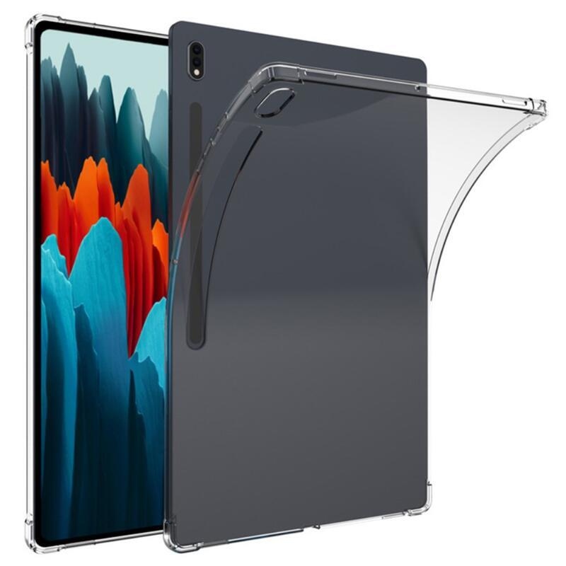 Átlátszó zselés tok megerősített sarkokkal Samsung Galaxy Tab S8 Ultra készülékhez - átlátszó