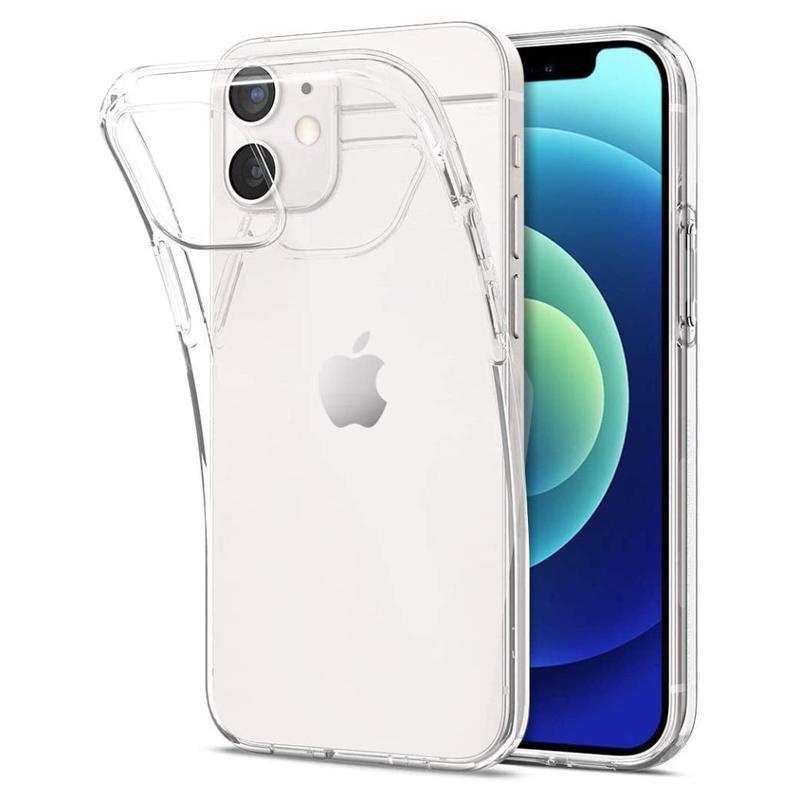 Átlátszó ujjlenyomatvédő tok iPhone 12 mini készülékhez