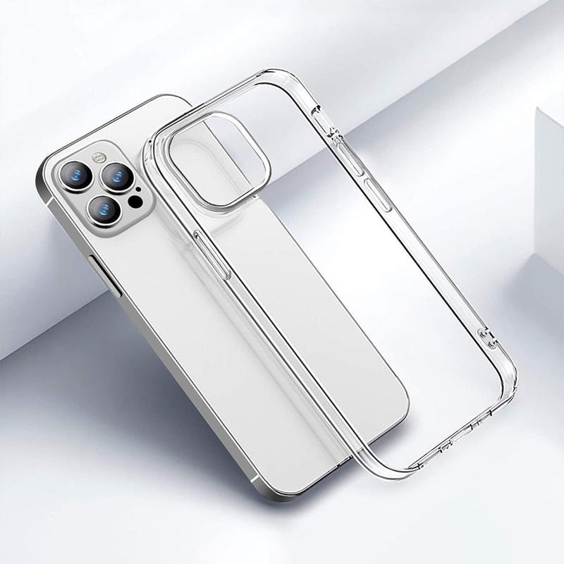 Átlátszó ujjlenyomatvédő tok iPhone 12 Pro Max készülékhez