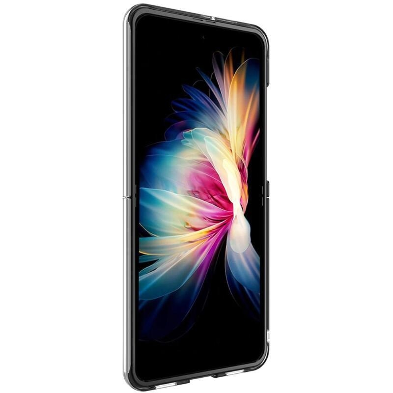 Átlátszó műanyag borítás a Huawei P50 Pocket készülékhez