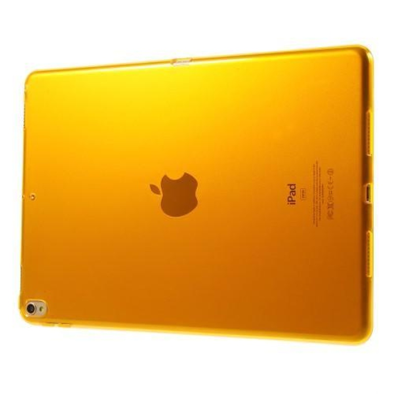 Áttetsző zselés tok iPad Pro 10.5 készülékhez - narancssárga