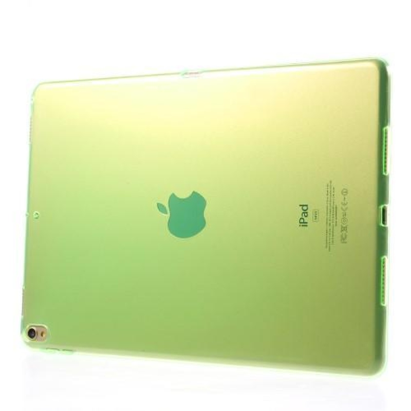 Áttetsző zselés tok iPad Pro 10.5 készülékhez - zöld