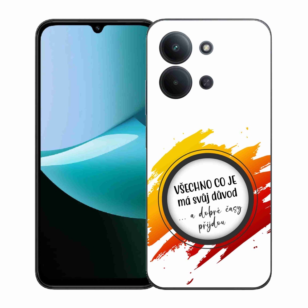 Gél borítás mmCase a Xiaomi Redmi 15C 4G (171mm)/Poco C85 4G (171mm) - idézet 3 fehér háttérrel