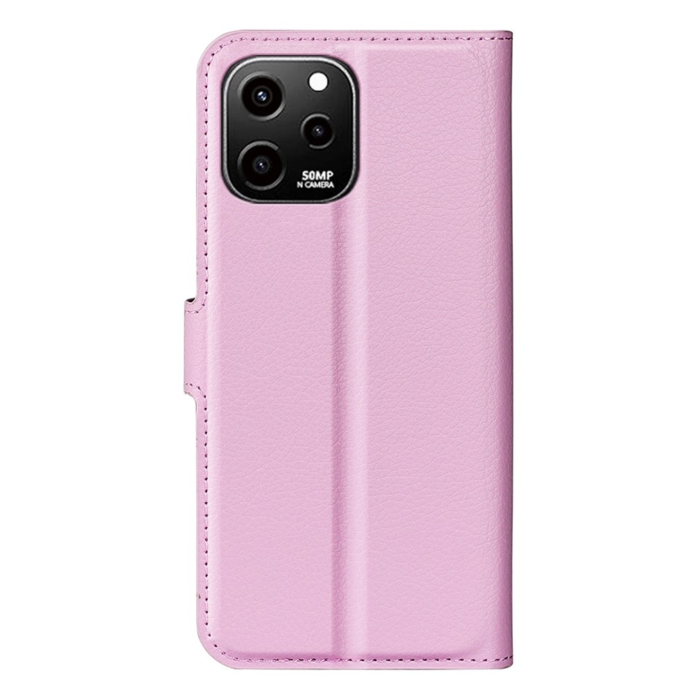 Litchi könyv tok a Huawei Nova Y61-hez - rózsaszínű