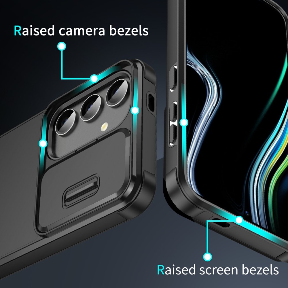 Camshield tartós borítás Samsung Galaxy A36 5G/A56 5G készülékhez - fekete