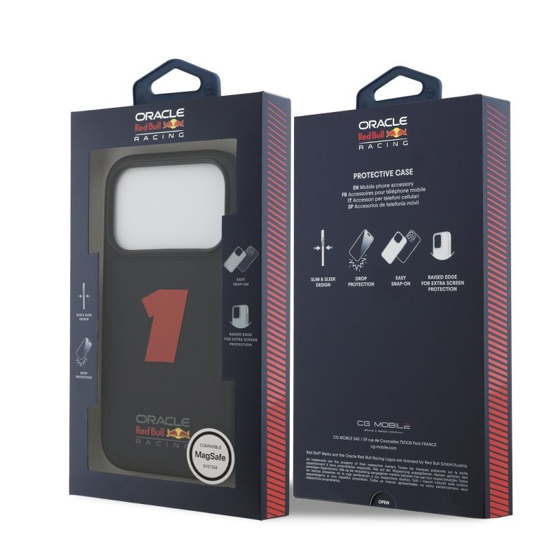 Red Bull PC/TPU Number One MagSafe hátlap az iPhone 17 Pro haditengerészethez