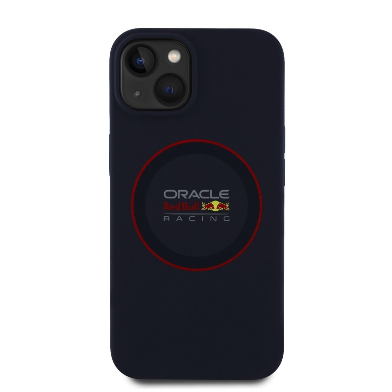 Red Bull szilikon Red Ring MagSafe hátlapi borító iPhone 13 Navy számára